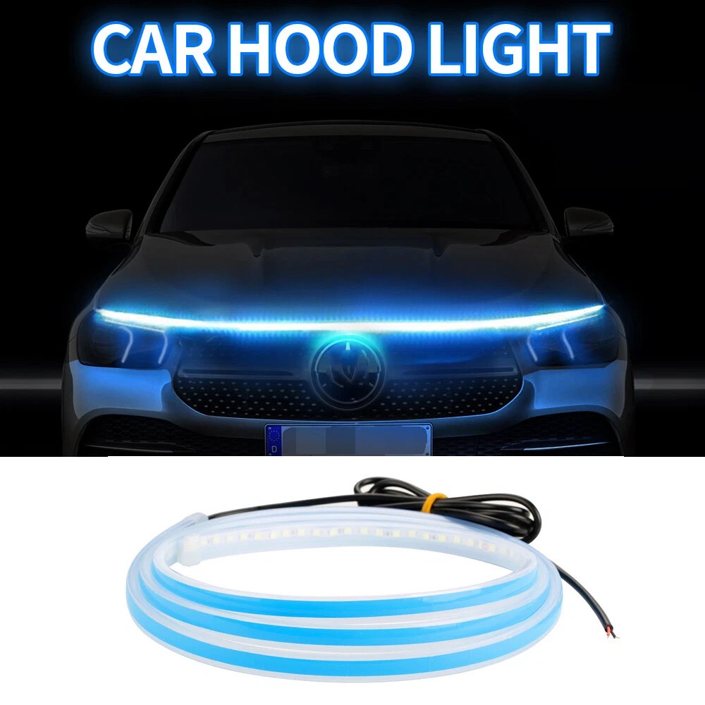 180cm Flexible LED Daytime Running Light Strip for Cars, Trucks & SUVs