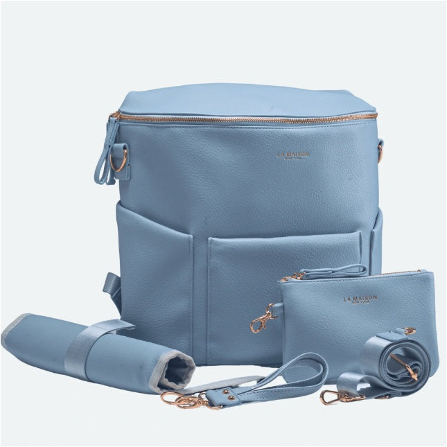 Multi-Function Diaper Bag Backpack – Large Capacity Baby Travel Bag with Stylish Design
